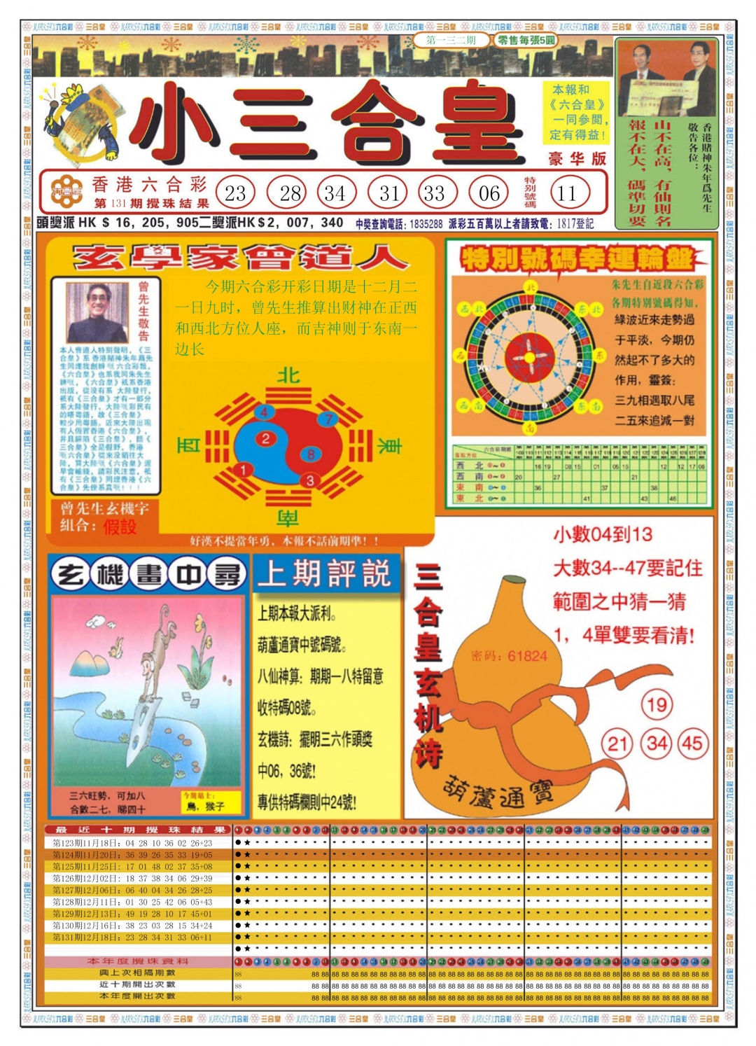 132期小三合皇A[图]